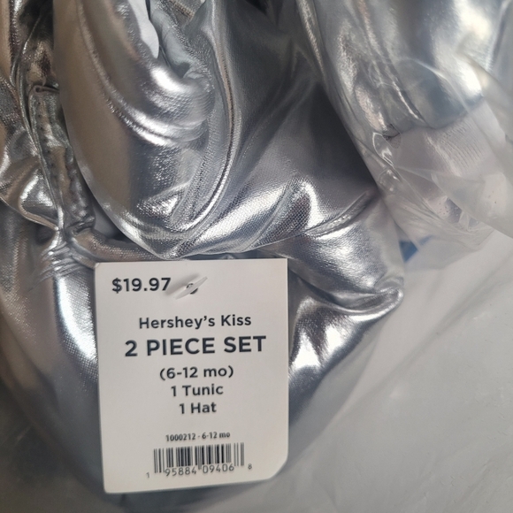 New Hershey's Kisses Baby Infant 2 Piece Costume Size 6-12 Months - Picture 7 of 8